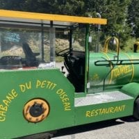 Locomotive du petit train de la Cabane du Petit Oiseau