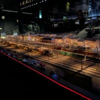 Maquette de nuit des CFK