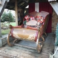 Traineau du Père Noël au Hameau du Père Noël