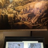 Tableau de l'hospice se trouvant au musée