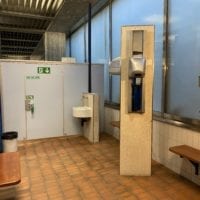 Vestiaires de la piscine de Mon-Repos