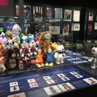 Mascottes au Musée Olympique