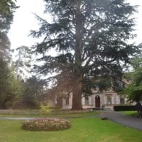 vue de la maison avec le parc