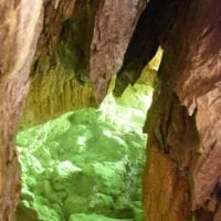 l'eau verte d un lac