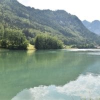le lac artificiel de lessoc