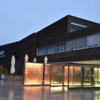L'entrée du Laténium