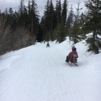la piste de luge