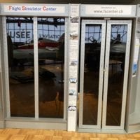 Simulateur de vol au musée de l'aviation militaire de Payerne