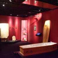 exposition temporaire, cercueil