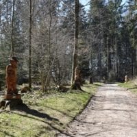 le chemin des sculptures
