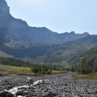 un cirque de montagne