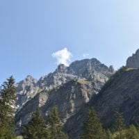 des montagnes somptueuses